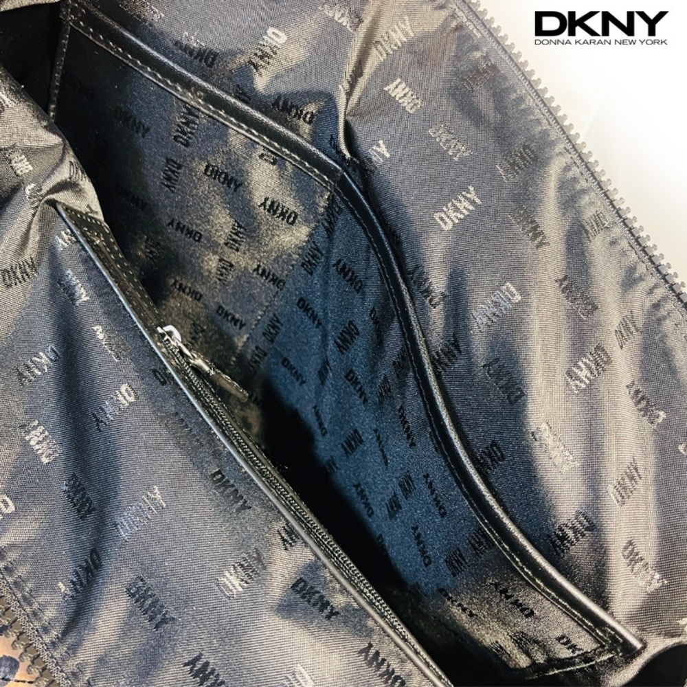 Donna Karan 𝐍𝐖𝐓 Quilted Puffer Animal Print Lyla Shopper Tote DKNY NEW - Picture 7 of 9